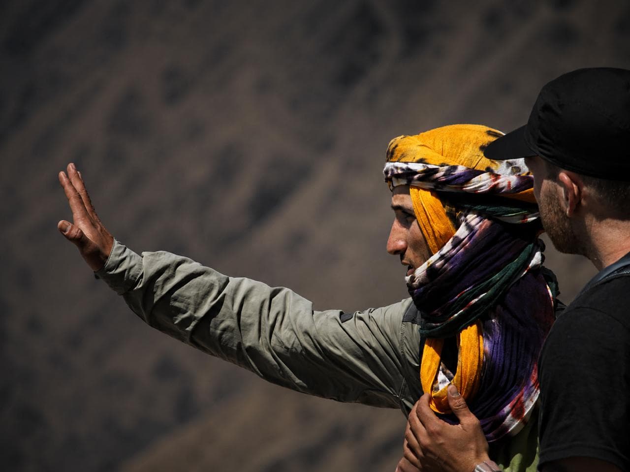 Mountain trekking guide in Morocco's High Atlas
