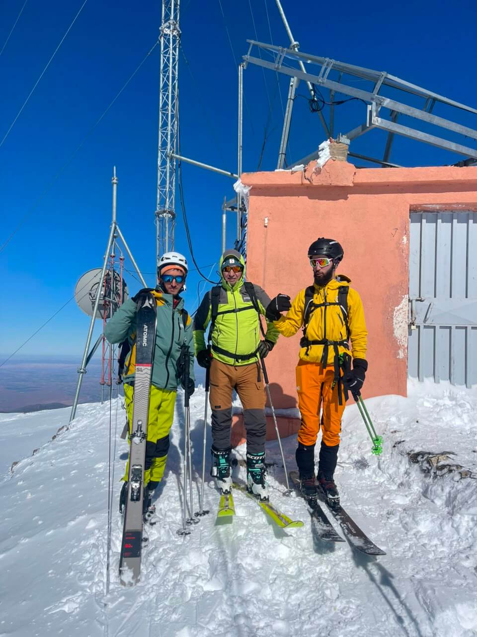 Radouane and his family in the High Atlas Mountains
