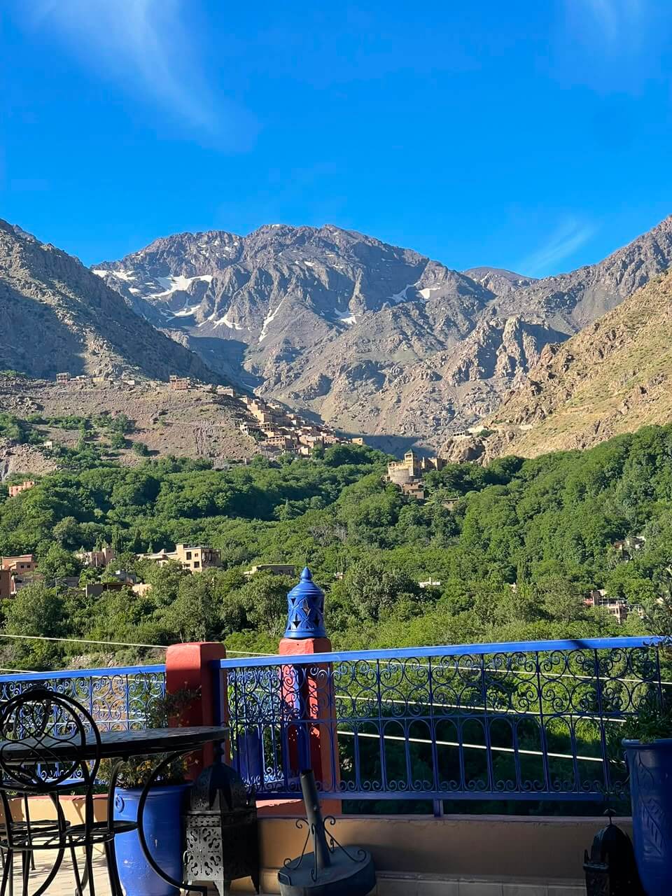 Imlil village in the High Atlas Mountains