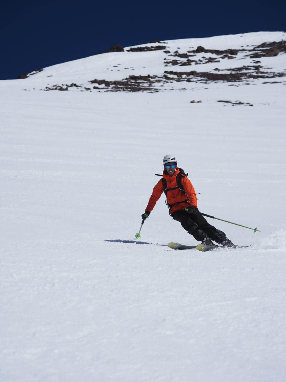 Ski guide Radouane in the High Atlas Mountains of Morocco