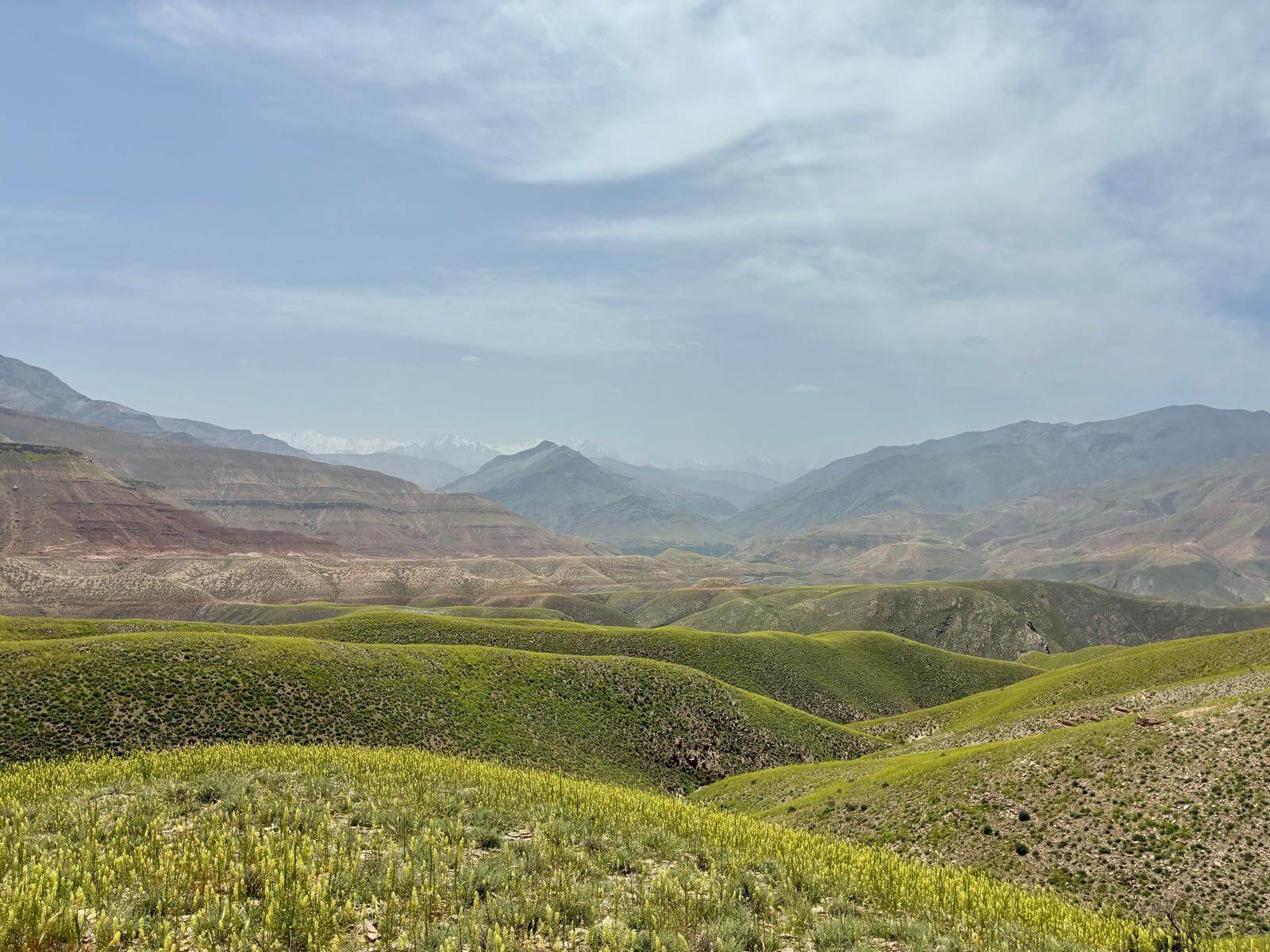Green valley in the Atlas Mountains of Morocco