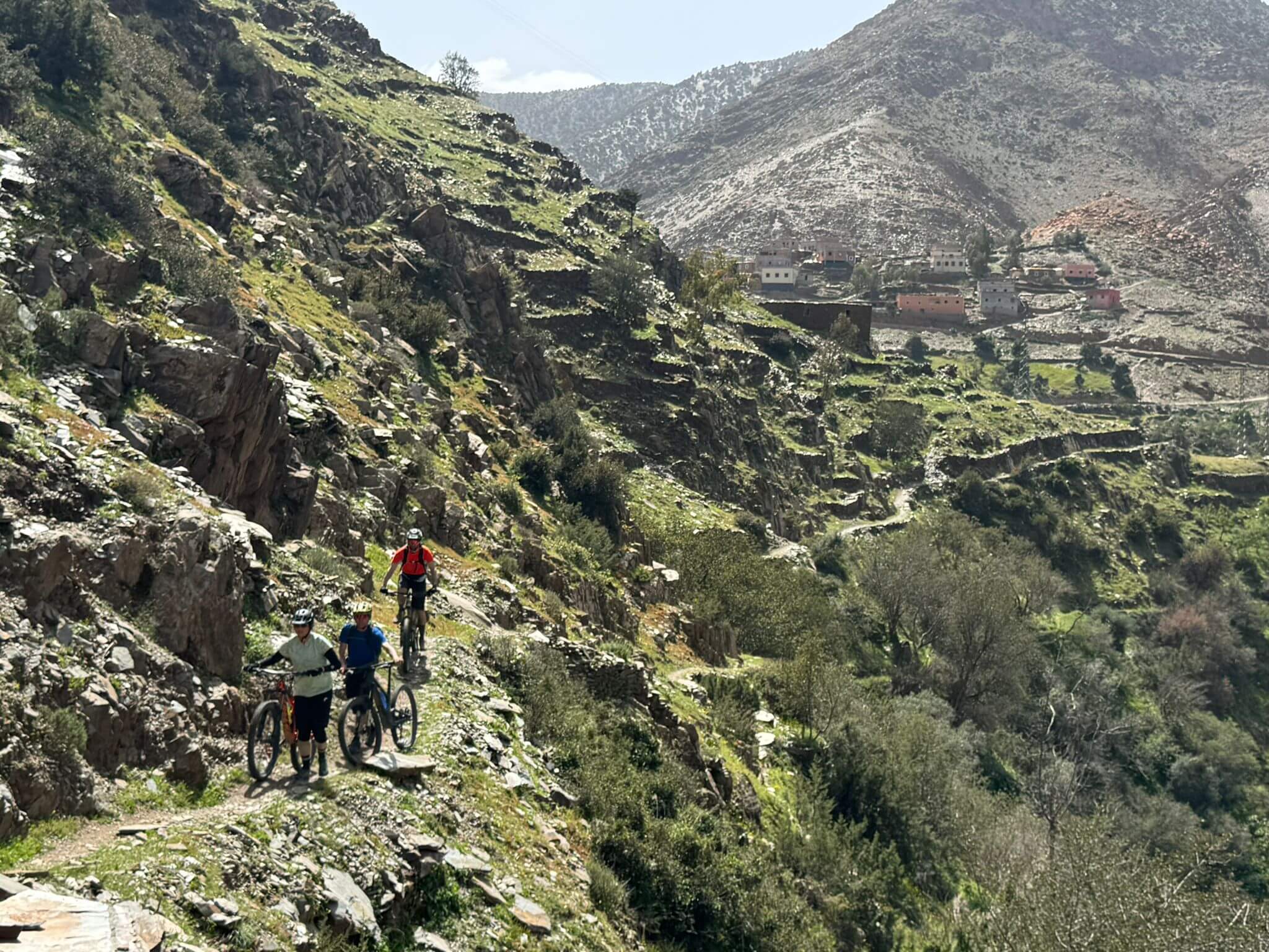 Rugged mountain landscape in the Saghro region of Morocco