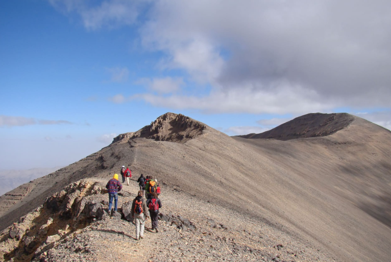 Trekking in the M'Goun Massif of Morocco's High Atlas Mountains