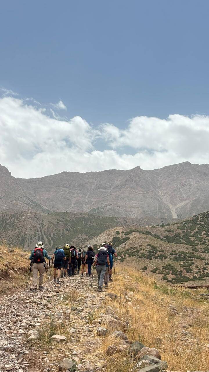 Remote Amazigh mountain settlement in the M'Goun Massif