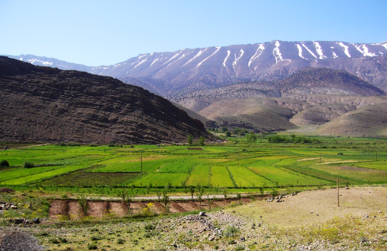 Aït Bouguemez Happy Valley surrounded by the M'Goun Mountains