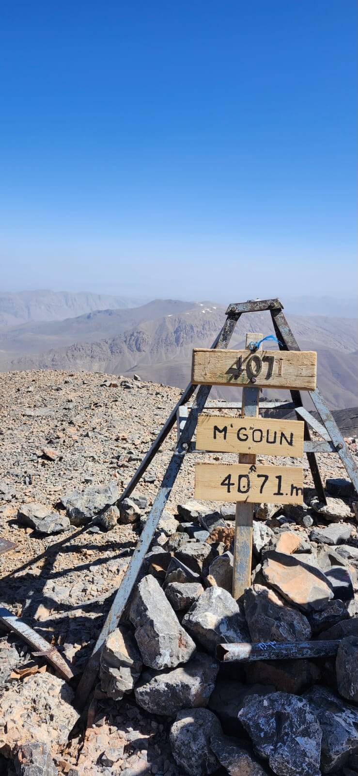 M'Goun Summit at 4,071 metres in Morocco's central High Atlas