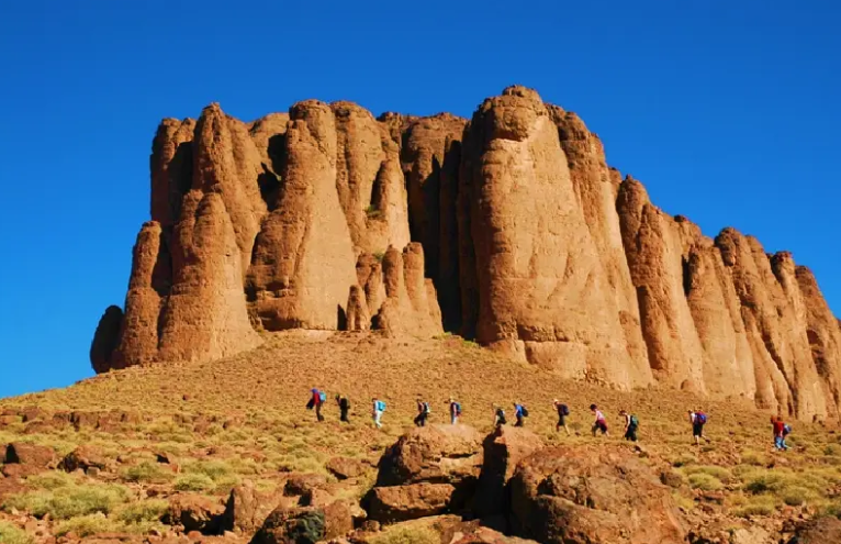 Jbel Saghro mountain landscape in southern Morocco
