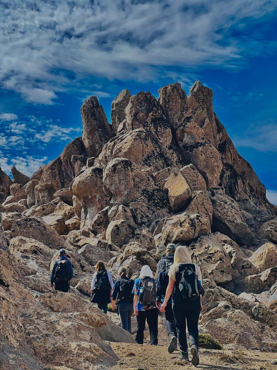 Mount Siroua summit and surrounding volcanic mountain landscape