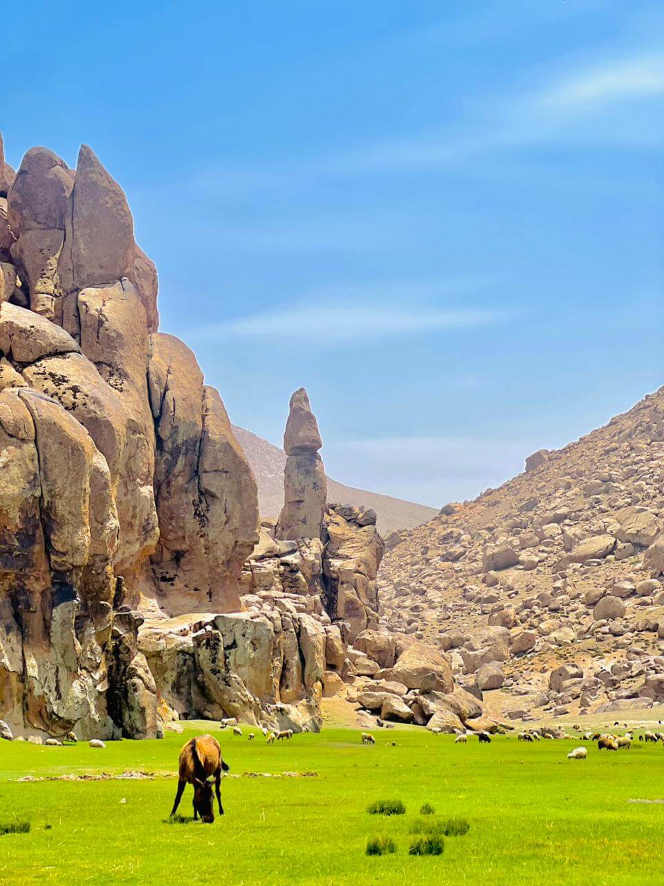 Siroua Massif volcanic mountain landscape in Morocco