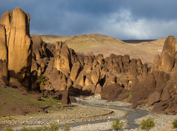 Trekking through the Sahara Desert of Morocco