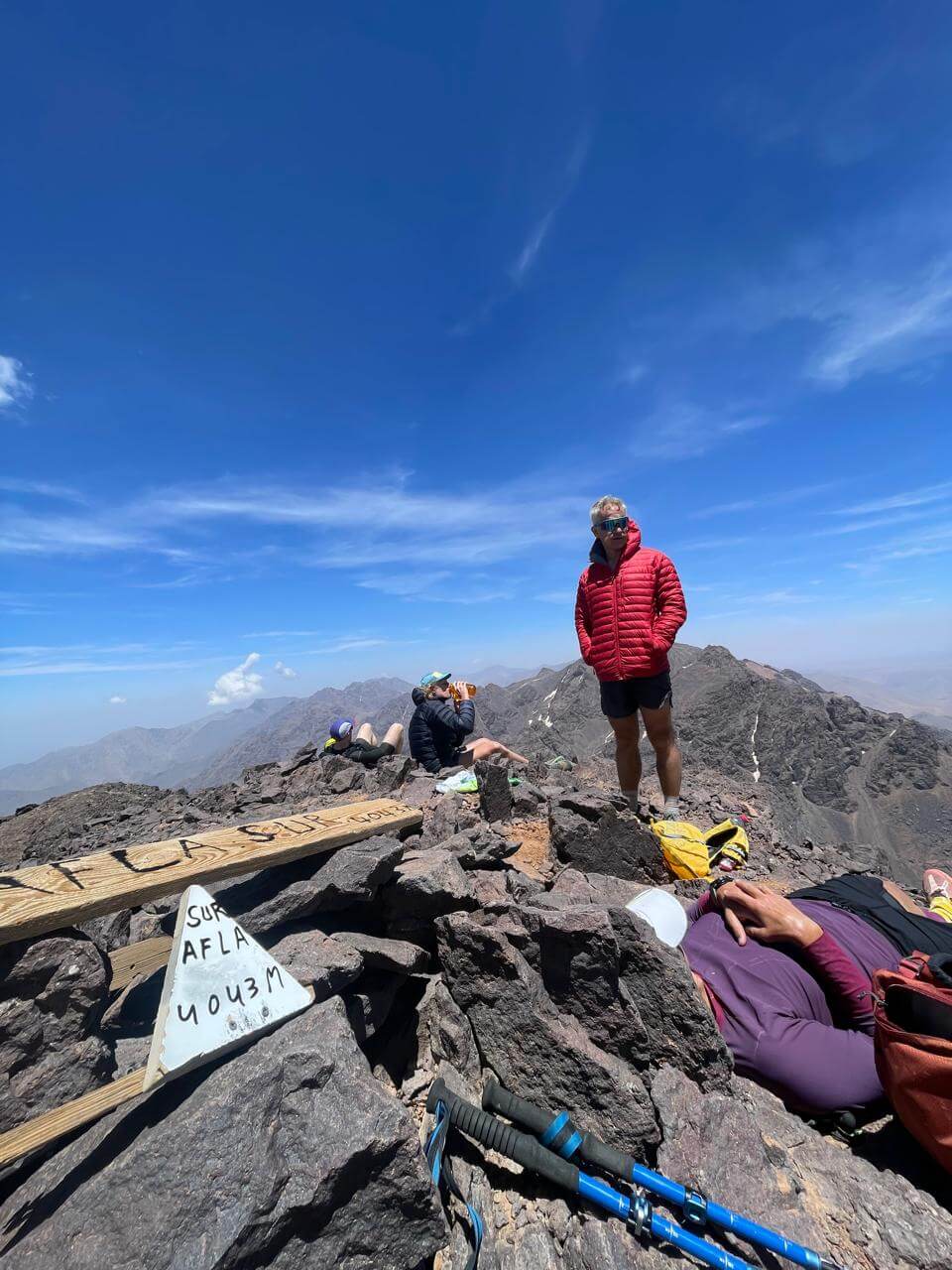 Afella summit at 4,043 metres in the Toubkal Massif