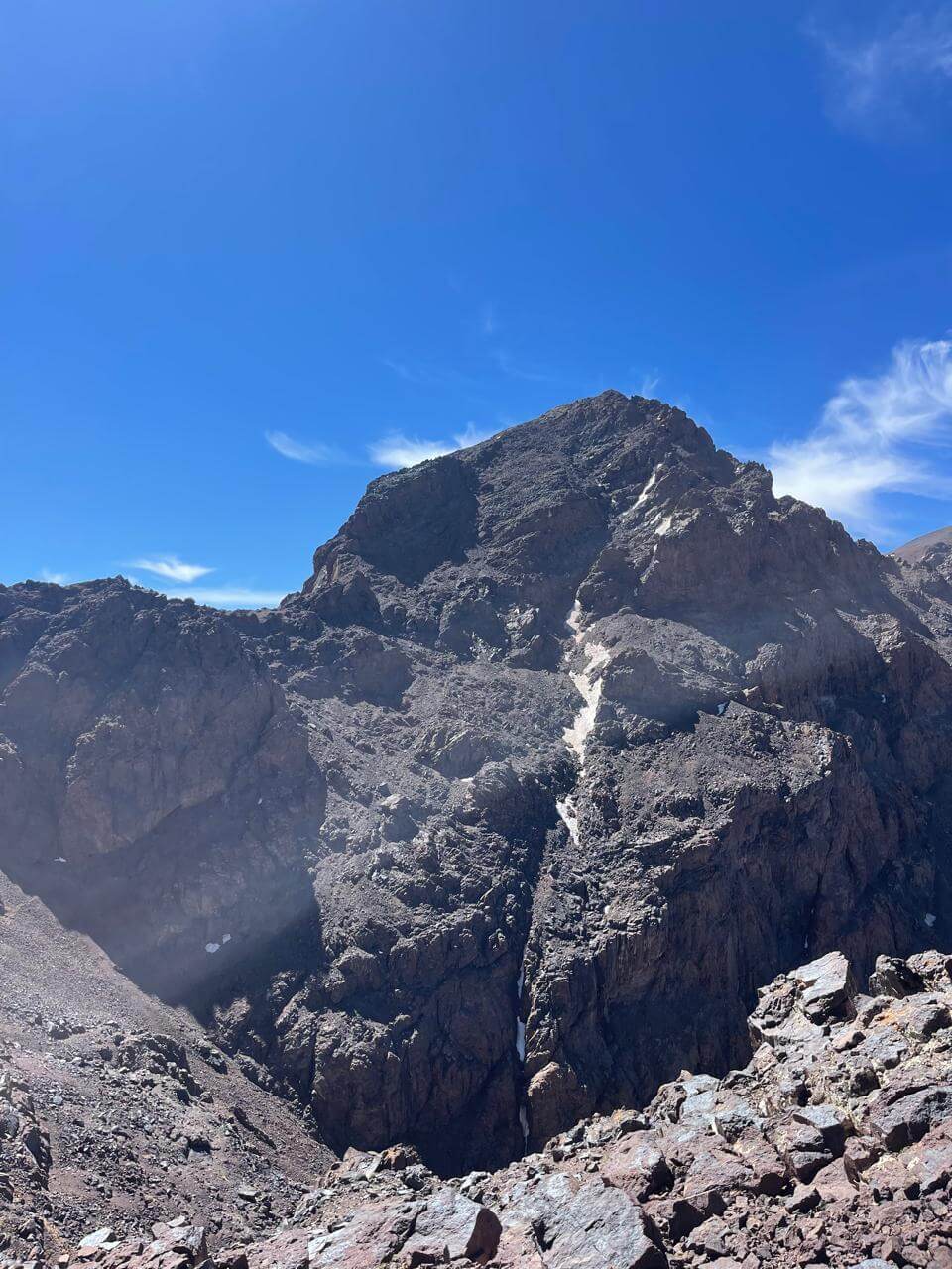 Akioud summit at 4,030 metres in Morocco's High Atlas Mountains