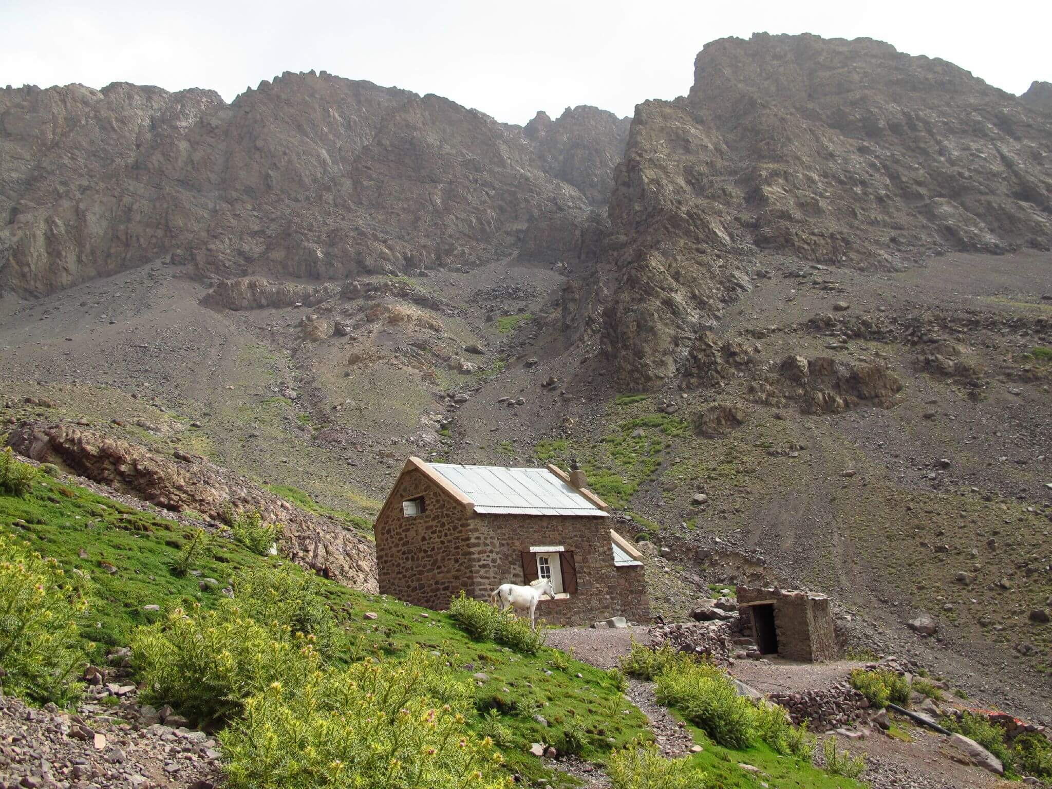 Tazaghart Refuge in the High Atlas Mountains of Morocco